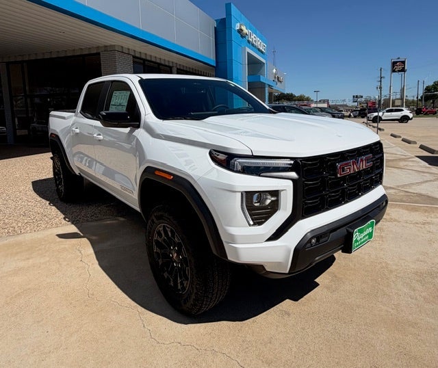 2026 GMC Canyon Elevation in Summit White — front three-quarter view
