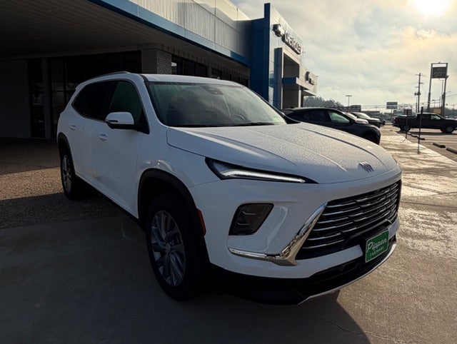 2026 Buick Enclave Preferred in Summit White — front three-quarter view