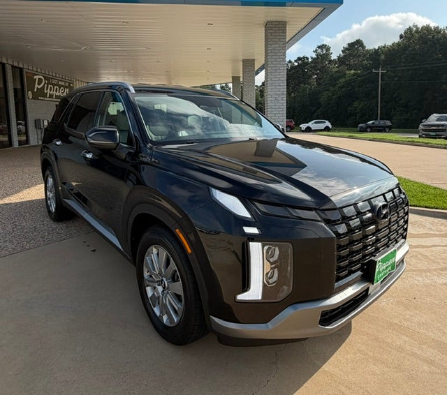 2024 Hyundai Palisade SEL 7P in Grey — front three-quarter view